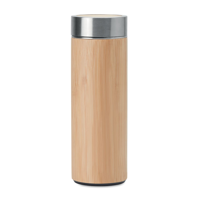 BATUMI - Dubbelwandige bamboe fles 400ml