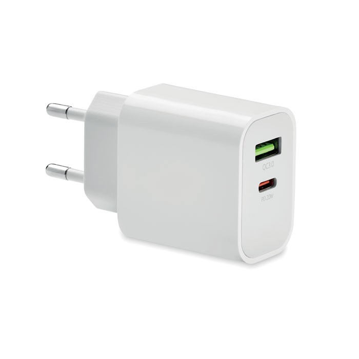 PORT - 18W 2-poorts USB EU-stekker