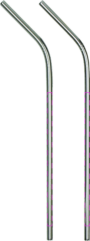 centered on straw